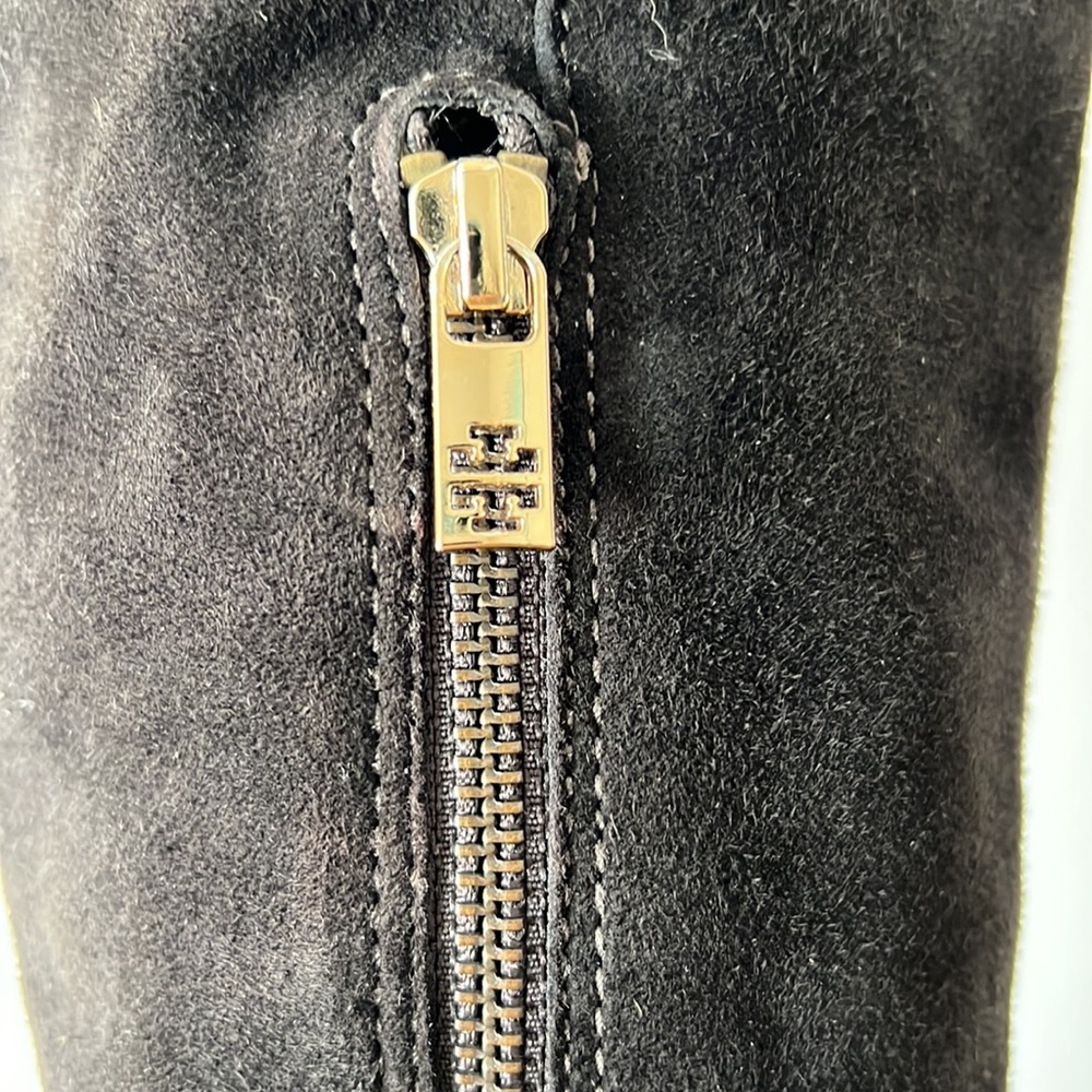 EUC Tory Burch Suede Boots size 6.5 - Picture 4 of 5